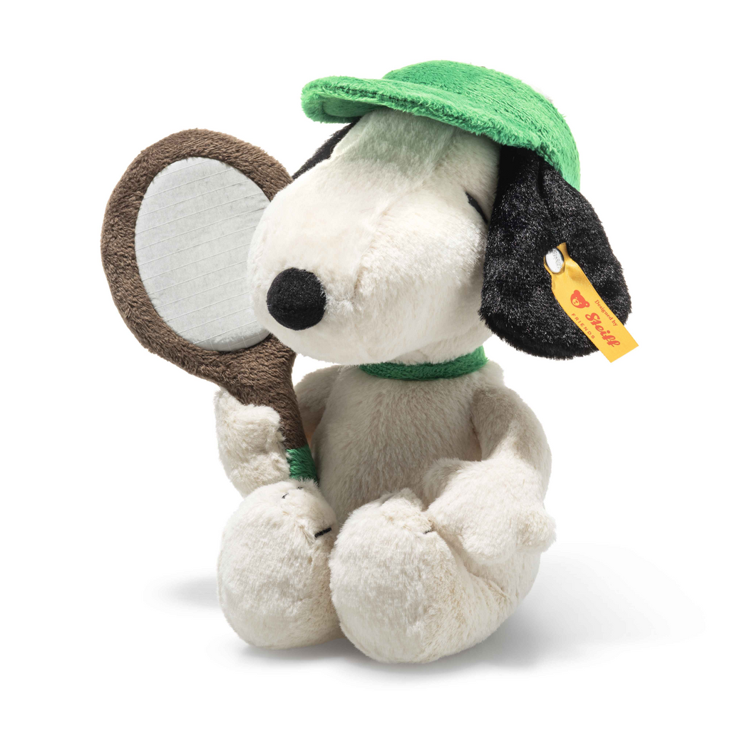 Peluche Snoopy Joueur de Tennis