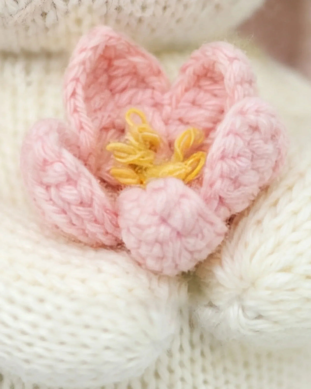 Lapin en peluche (Tulipe en fleur)