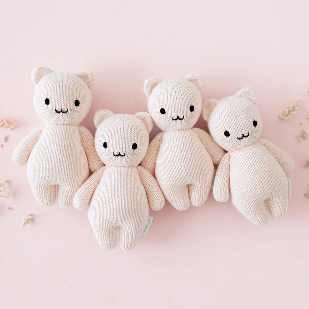 Peluche Bébé Chaton (Rose Poudré)