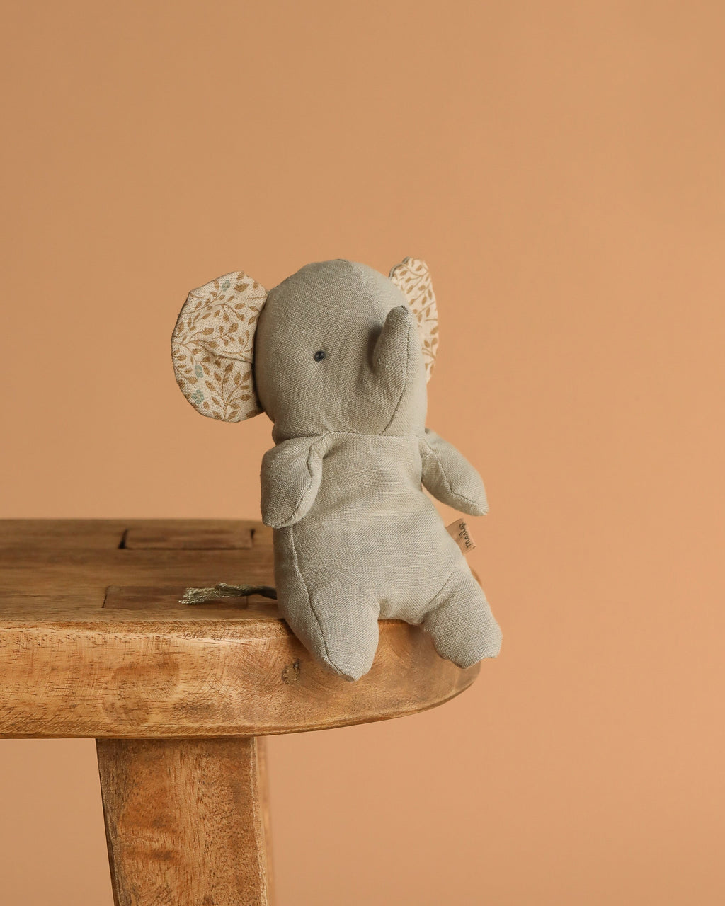 Éléphant en peluche, Mini - Gris fer