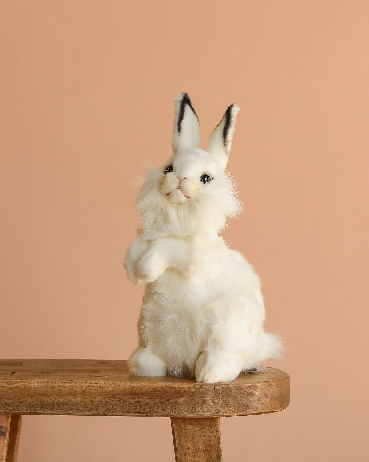 Peluche lapin blanc