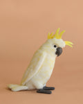 Perroquet cacatoès en peluche