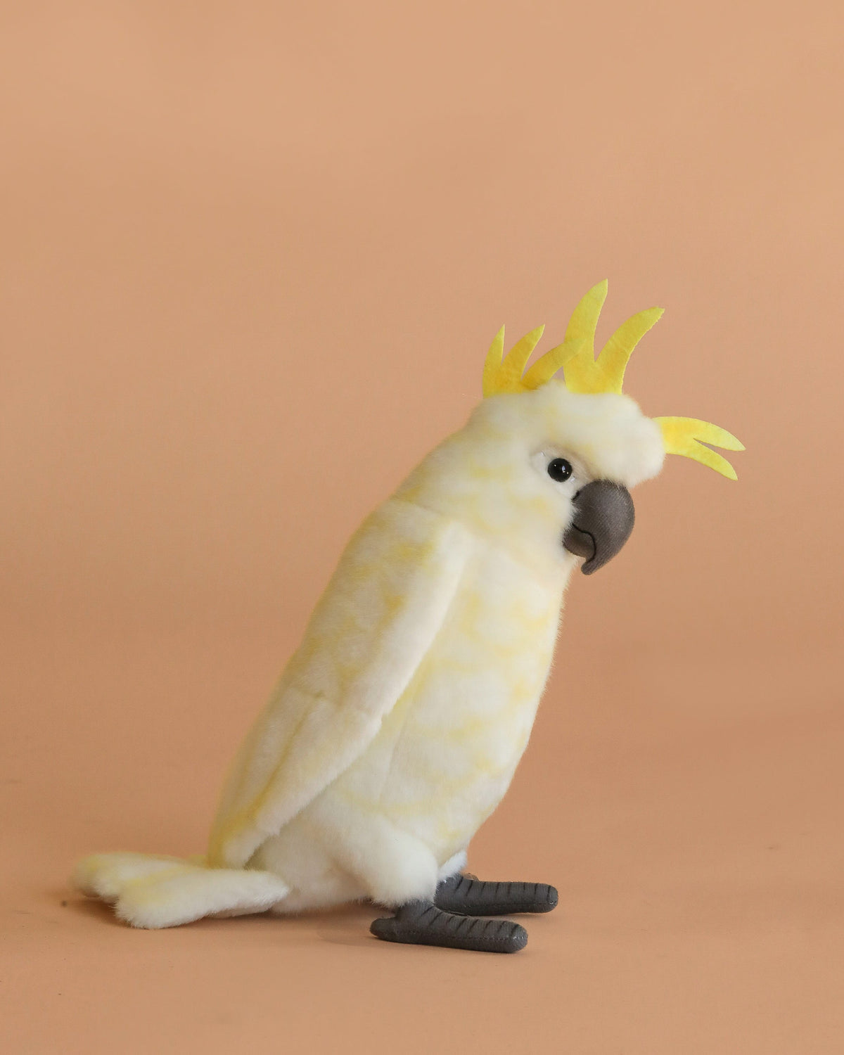 Perroquet cacatoès en peluche