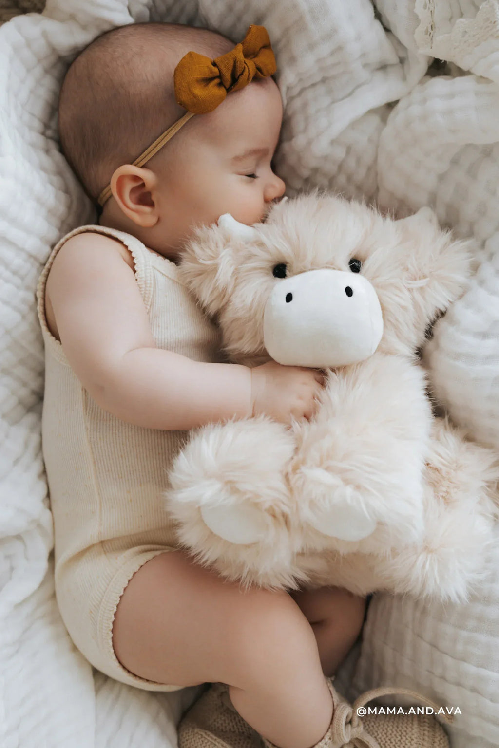 Peluche Vache des Highlands Hilda