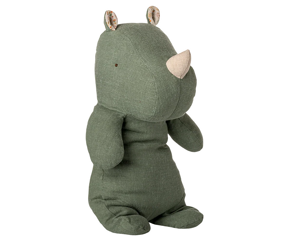 Peluche rhinocéros, moyenne - Sauge