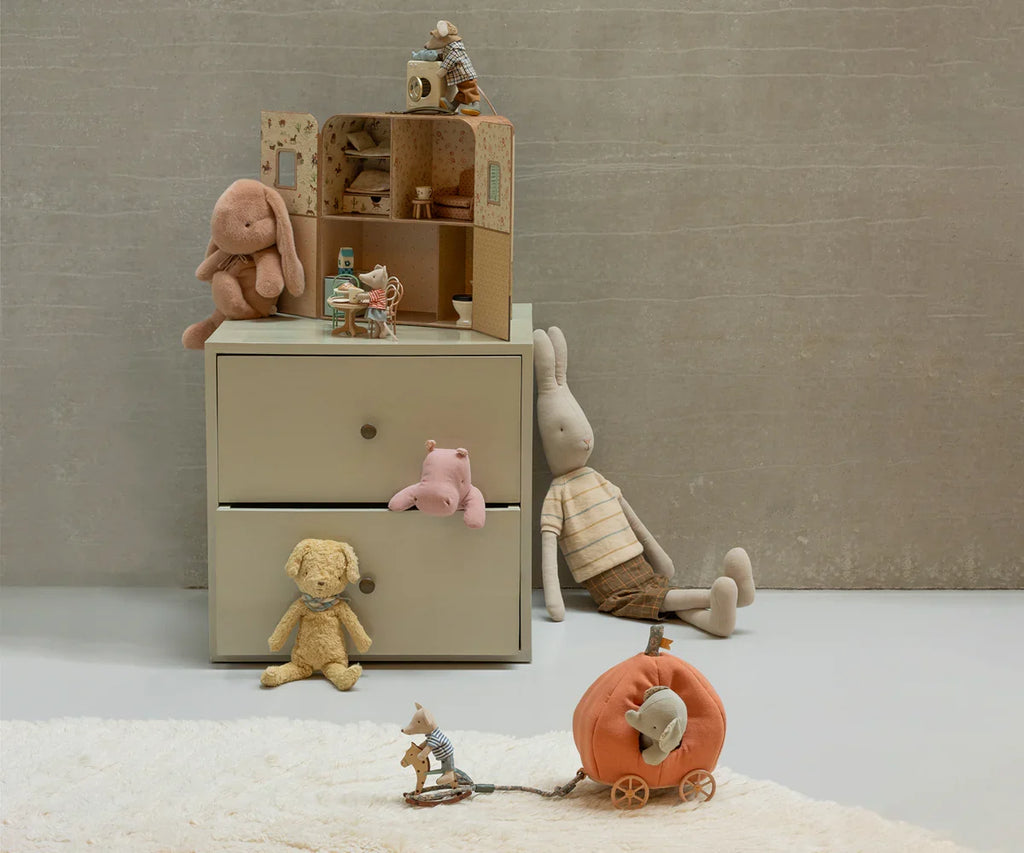Peluche Lapin, Moyenne - Rose Vintage