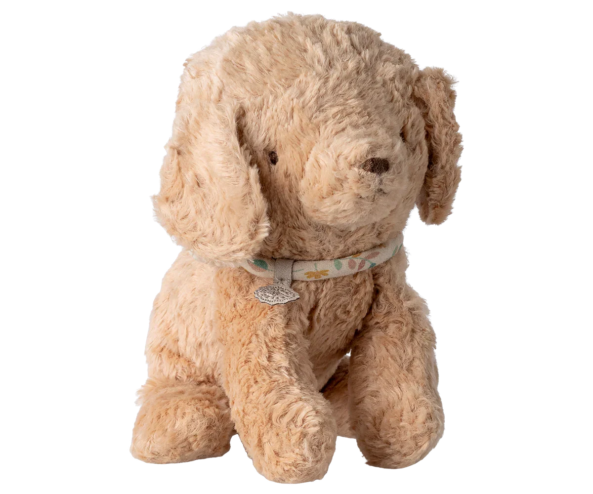 Peluche chiot, petite - Poudre rosée