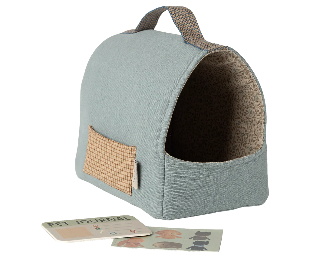 Sac de transport pour animaux de compagnie - Bleu poussière