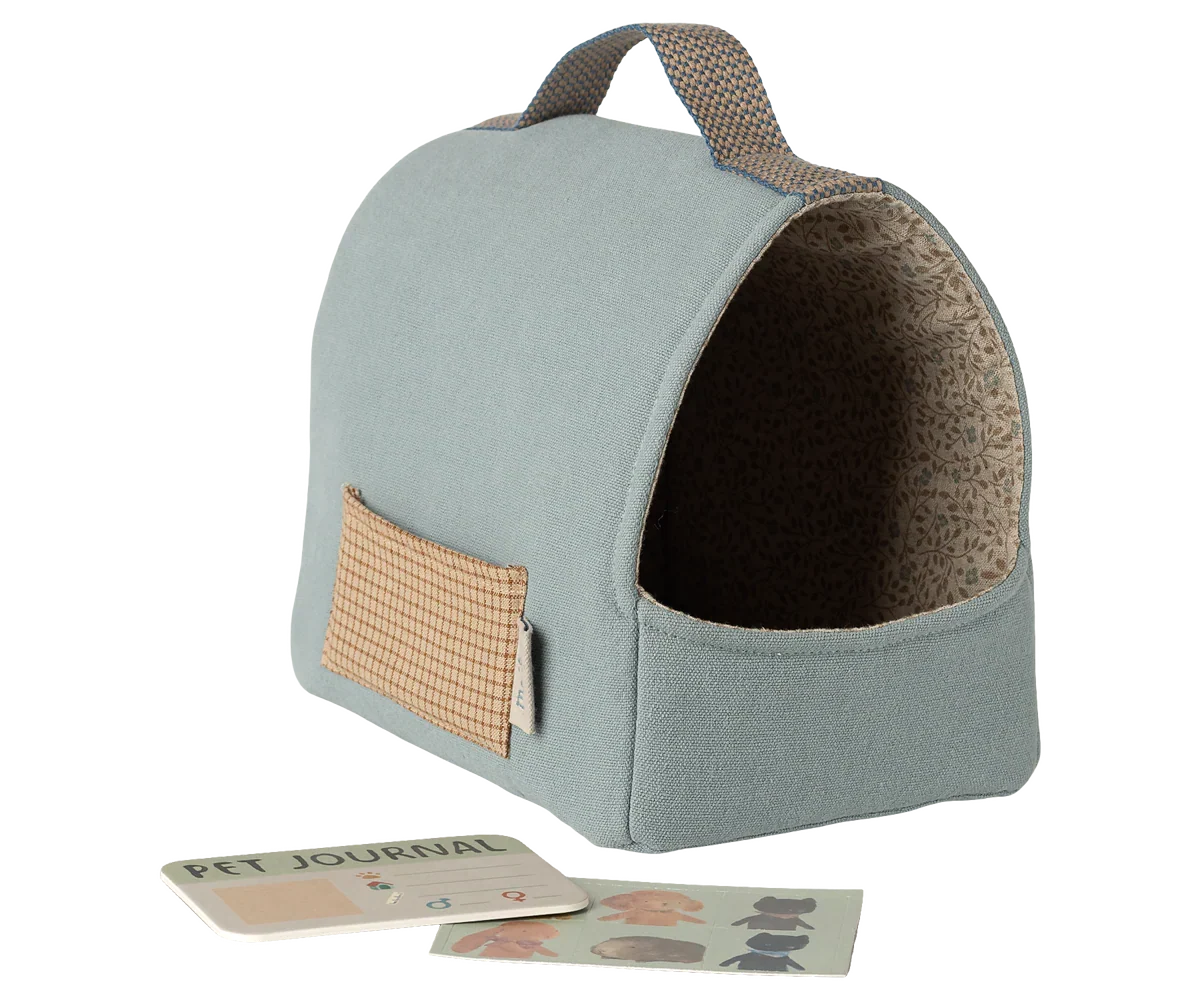 Sac de transport pour animaux de compagnie - Bleu poussière