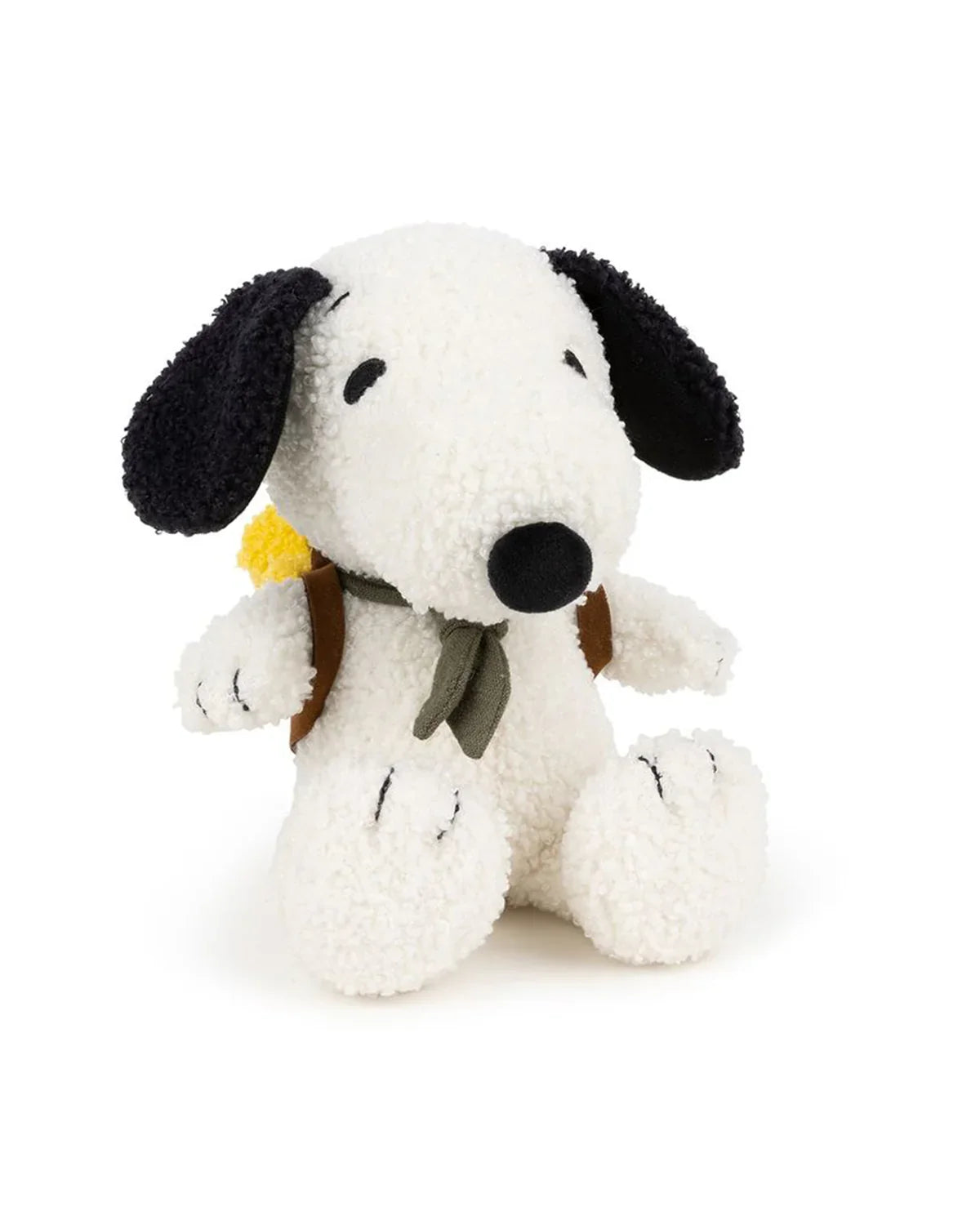 Peluche Snoopy avec Woodstock dans un sac à dos