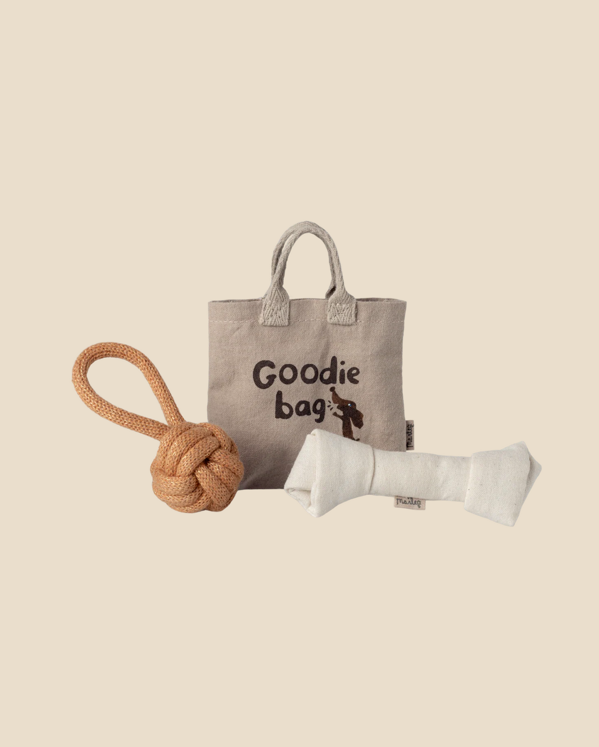 Jouets pour animaux de compagnie - Ensemble os et balle