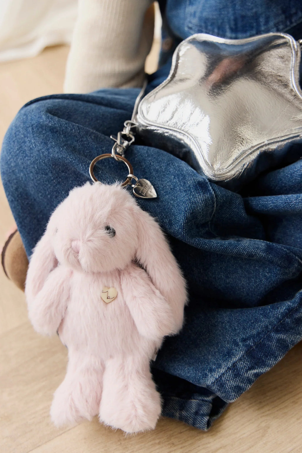 Porte-clés Pénélope Lapin - Fleur