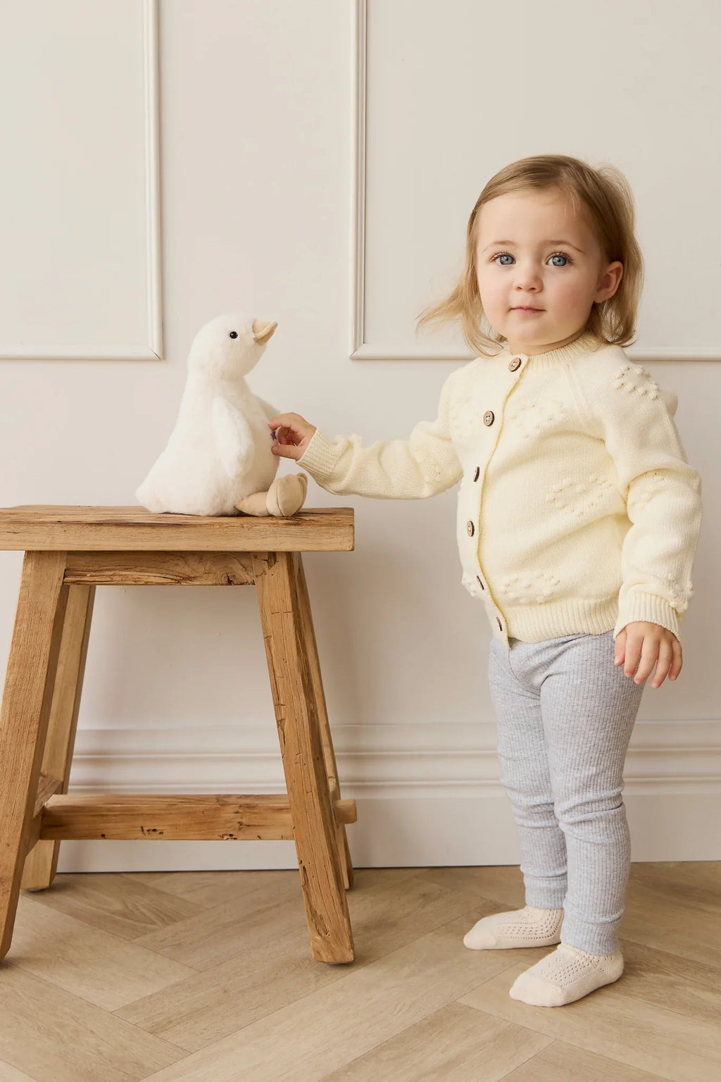Rose le canard en peluche