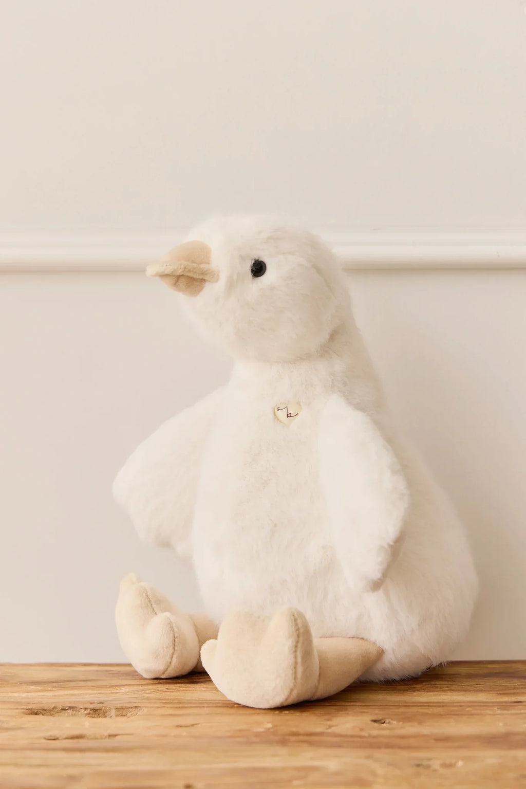 Rose le canard en peluche